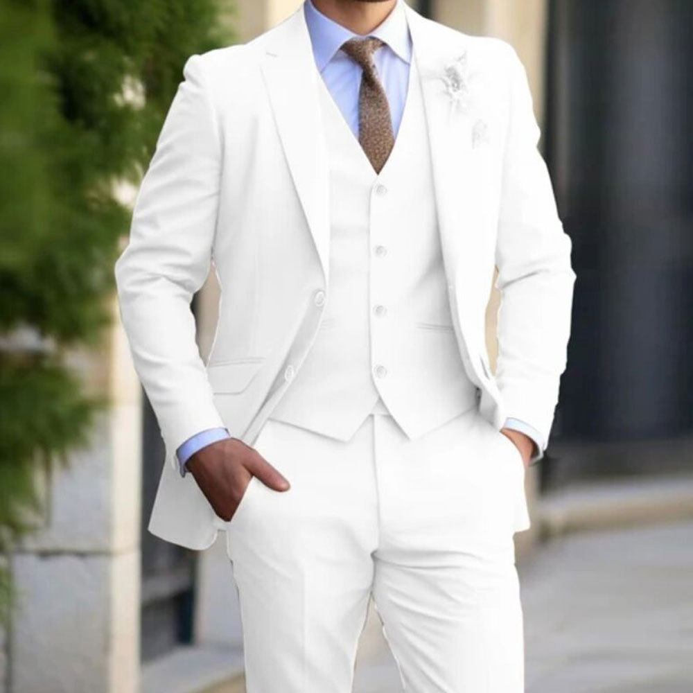 2025 negocios transfronterizos ocio hombre tres piezas trajes de boda banquete trajes transfronterizos grandes comercio exterior