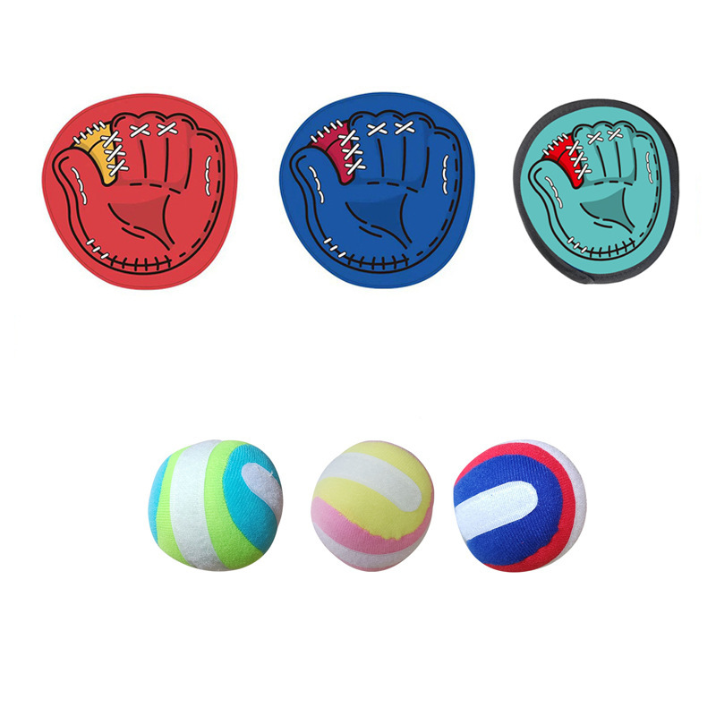 2025 transfronterizos al aire libre lanzamiento de pelota pegada raqueta lanzamiento de pelota juego de entrenamiento de reacción guantes de béisbol mano agarrar pelota