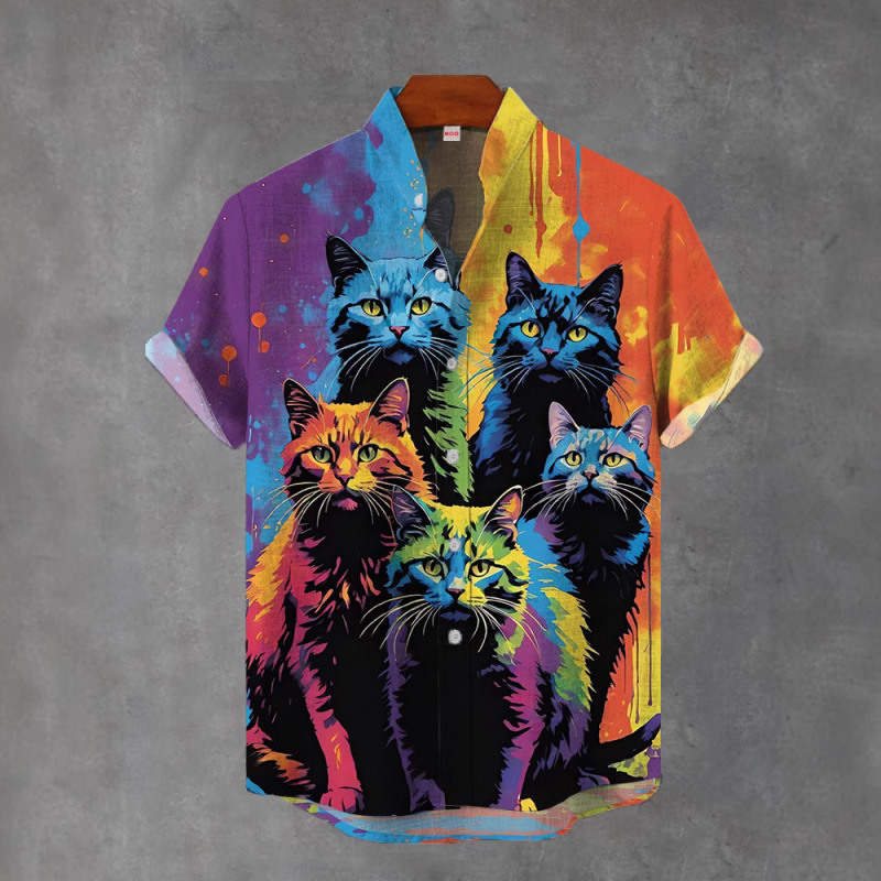 Supports multi-platform dropshipping, sports 3D printed shirt, casual cross-border hot-selling item, breathable and quick-drying, suitable for casual vacations
