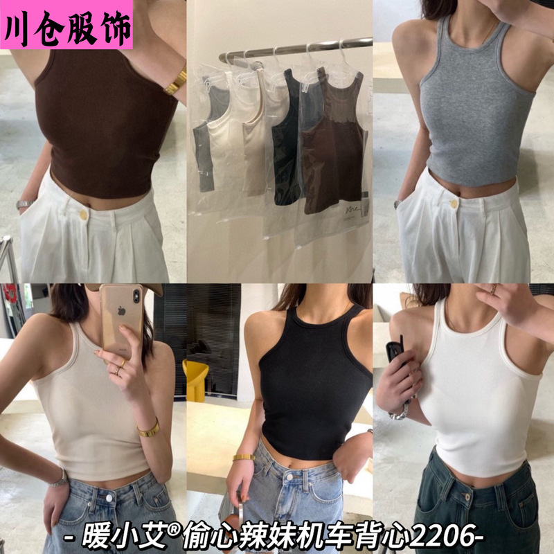 2025 new warm little moxa heart-stealing hot girl motorcycle vest slim fashion with chest pad solid color all-match small vest