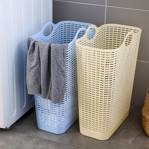 Light luxury dirty clothes basket Lou dirty clothes portable storage basket household laundry basket macaron color dirty clothes basket available for wholesale