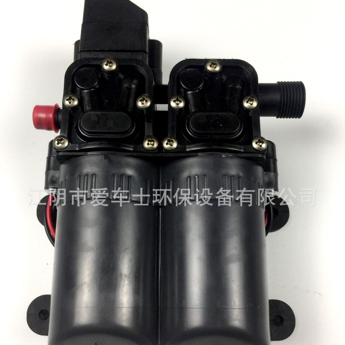 洗车水泵隔膜泵 高压双核泵 洗车器配件 12v带壳双电机批发