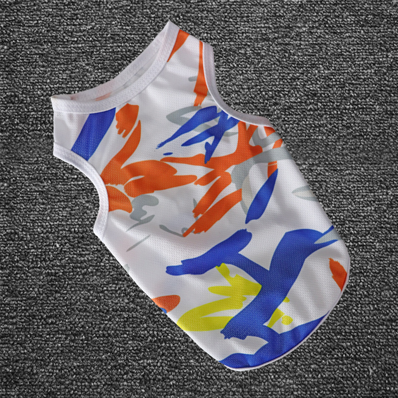 위장 조끼 - 흰색 배경 위장