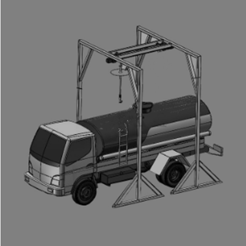 大型奶罐清洗机 罐体内壁高压清洗机 高压水射流线设备