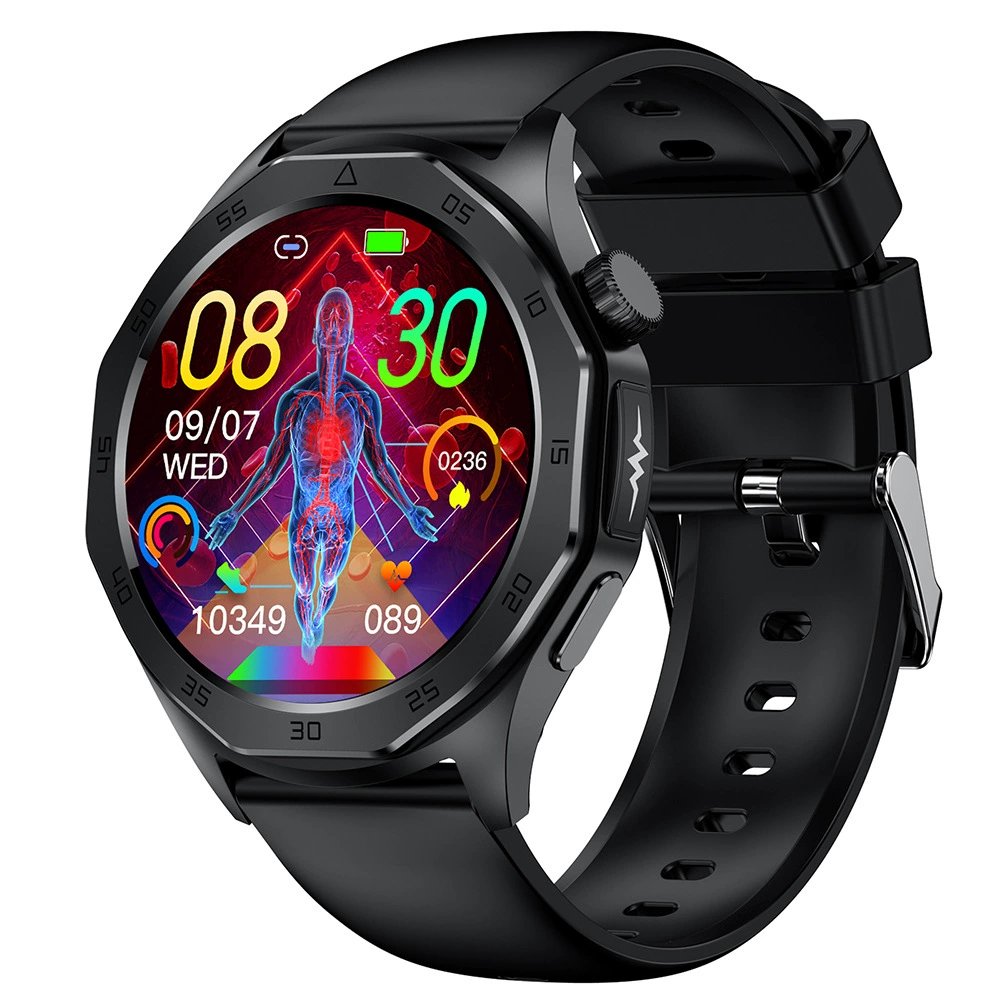 Смарт-часы ET480 с Bluetooth вызовом, экран AMOLED, ЭКГ, условное объединение сердец, гибкая Здоровье