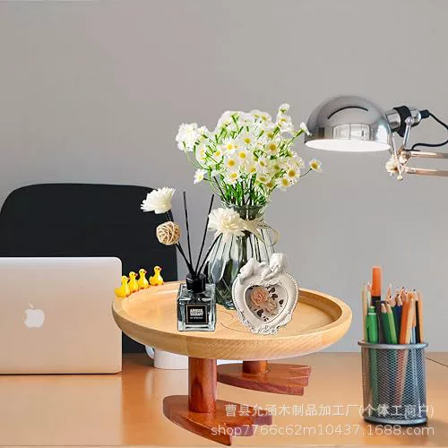 Деревянные декоративные украшения Гостиная спальня поднос съемный мини-стол креативные деревянные закуски поднос