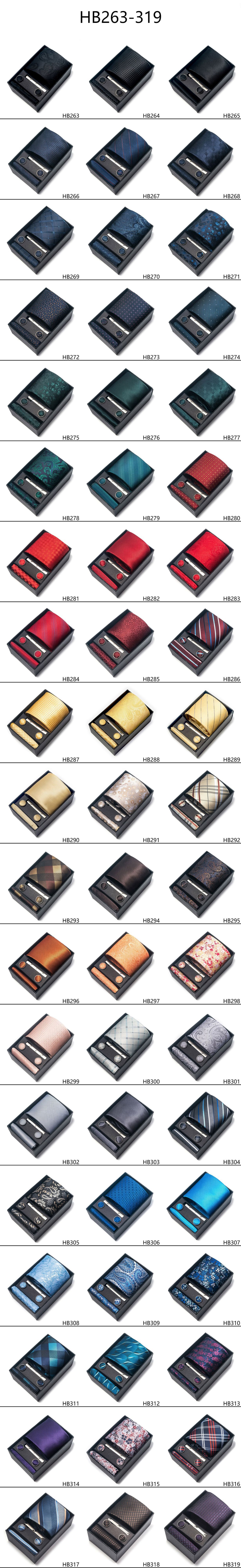 Coffret cadeau de couleur nette pour hommes, 1200 aiguilles, ensemble de robe d'affaires de groupe, cravate de mariage, usine_voghion.com