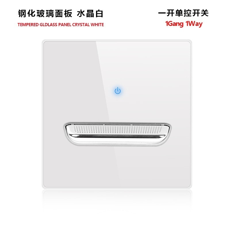 外国貿易トグルリセットスイッチソケット強化ガラスパネルLEDライトEUドイツプラグアメリカ標準フランスプラグロシア英国プラグ|undefined