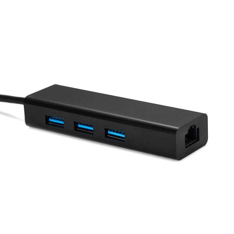 USB 3.0 в RJ45 + 3-портовый хаб, USB-удлинитель с тремя портами и сетевым портом