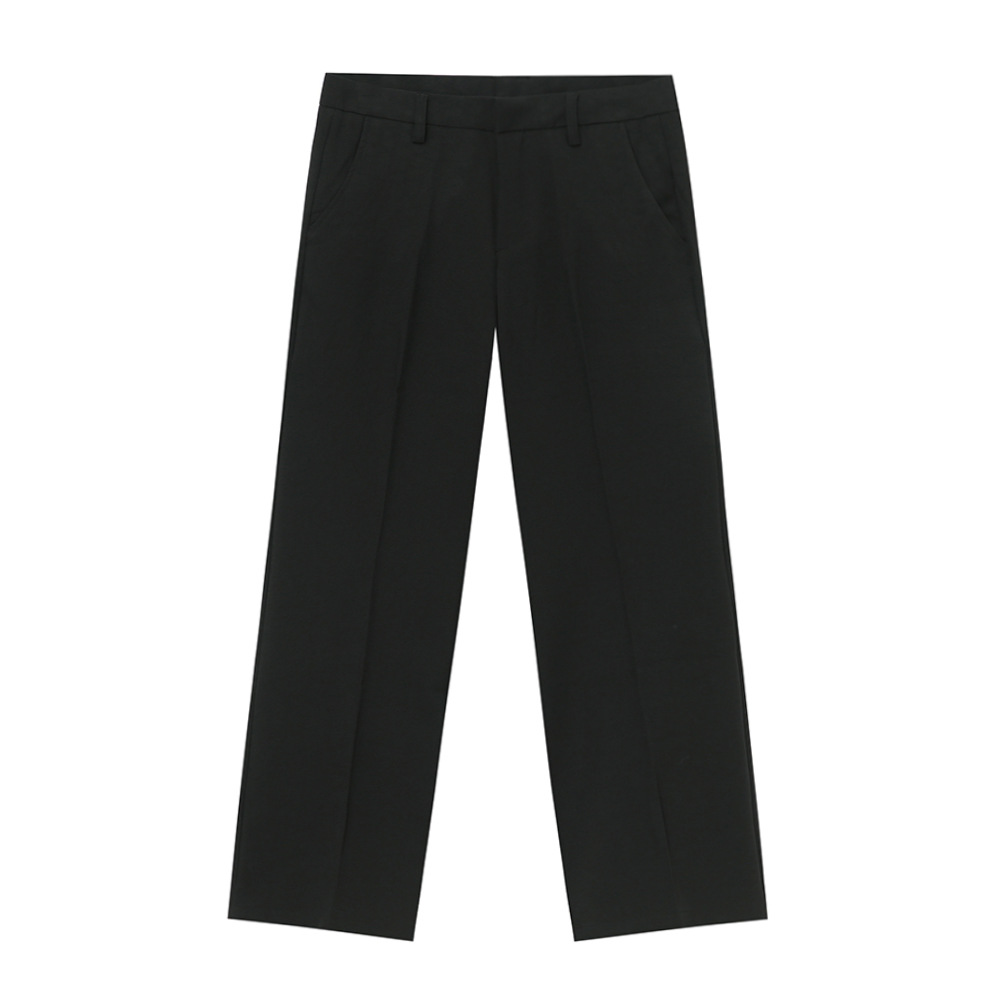 MTLCLOTHES Hombres| 2024 otoño nuevo producto simple de color sólido delgado cómodo pantalones casuales rectos pantalones