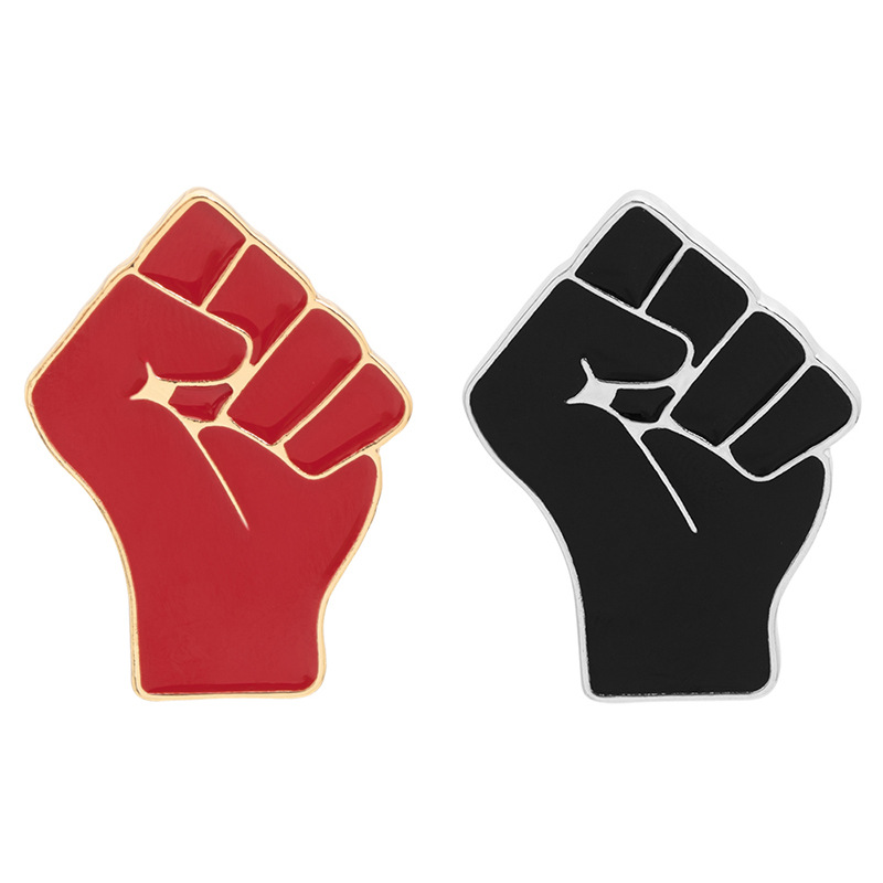 Venta caliente europea y americana puño negro propuesto unidad puño broche AliExpress Venta caliente broche fábrica en stock al por mayor