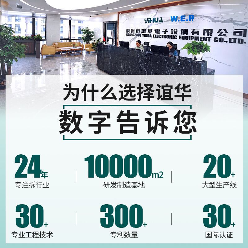 YIHUA Yihua992D III alta potencia dos en uno máquina de soldadura de pistola de aire caliente miniatura precisión máquina de desmontaje de aire caliente