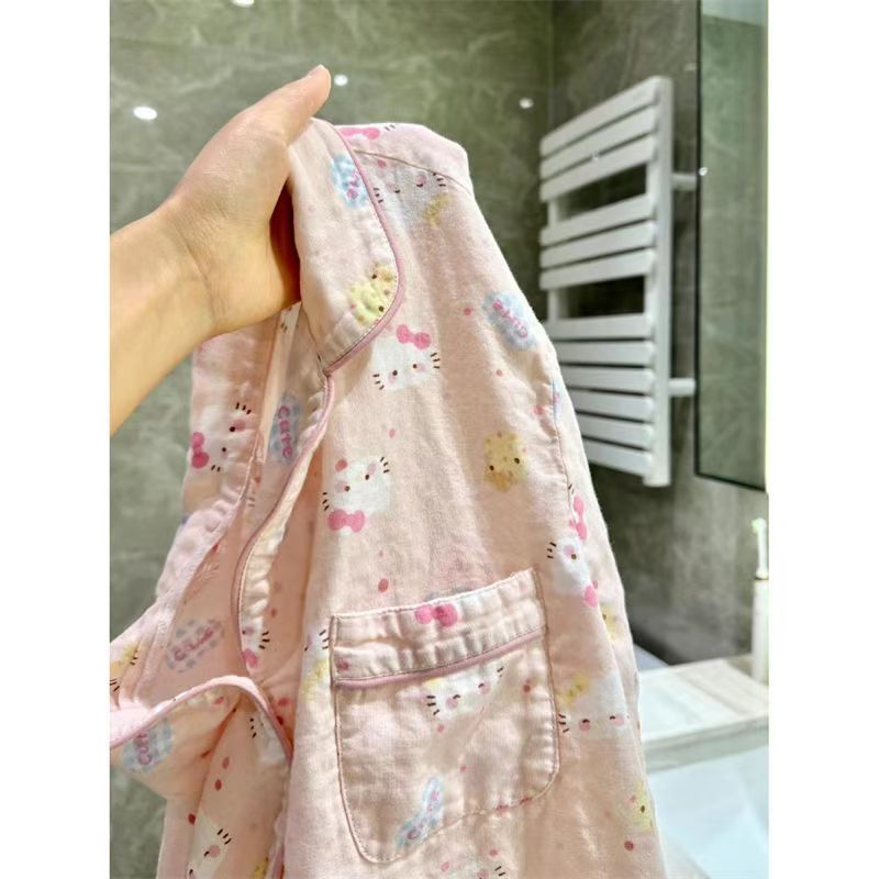 绿色小兔子睡衣女春秋季长袖长裤套装美少女ins套装可外穿家居服|undefined
