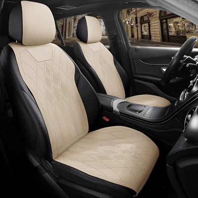 Seat cushion, seat cover – Leather, Breathable, Perforated Seat Cushion