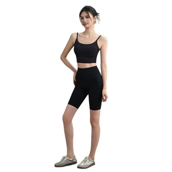 Sports Underwear Women's Spring and Summer Cool Shock-proof Push-up Beautiful Back Yoga Clothing Vest Sling Running Training Fitness Bra