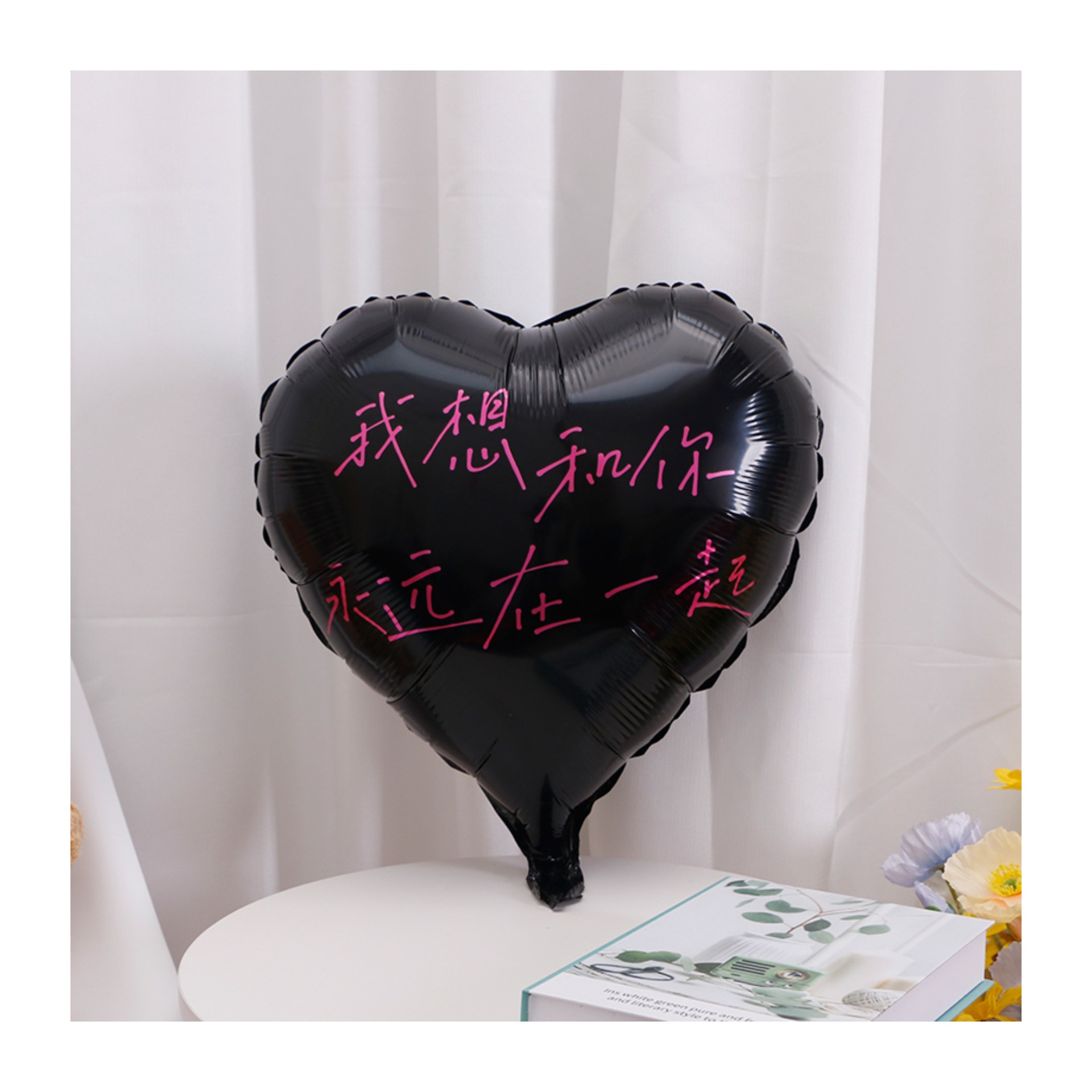 Palloncini in foil a forma di cuore per feste di compleanno_voghion.com