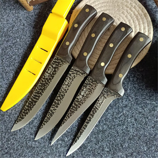 Slaughter factory split bone cutting meat cutting meat selling knife peeling bloodletting slaughter pig cattle sheep sharp knife fruit knife