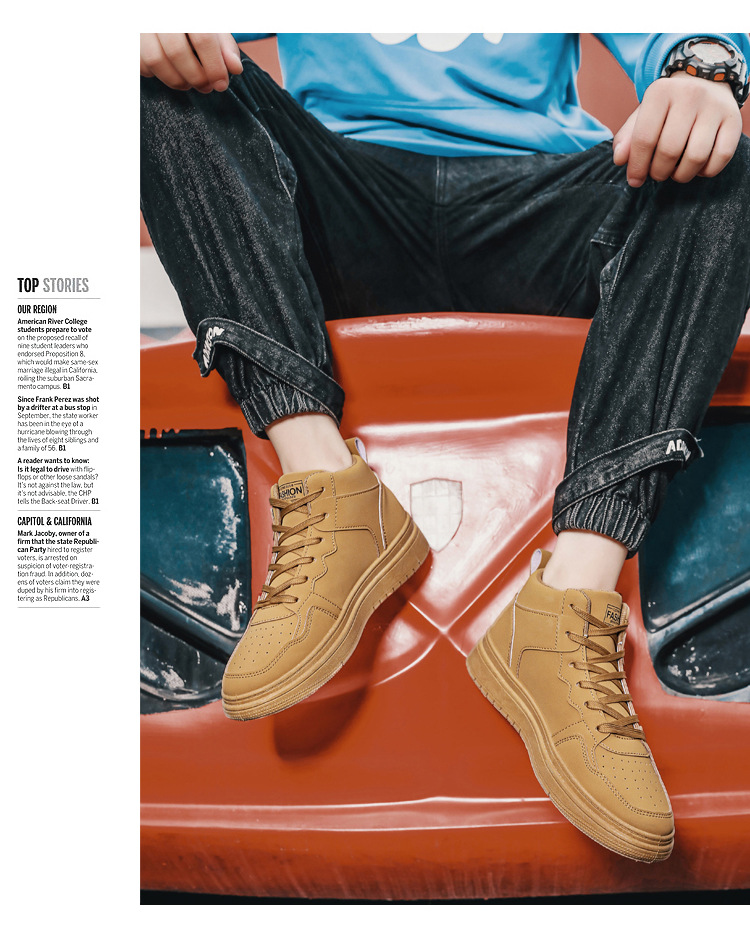 Herren Sportschuhe Wanderschuhe Sneakers Canvas Stoff Atmungsaktive Sneakers Schuhwerk_voghion.com