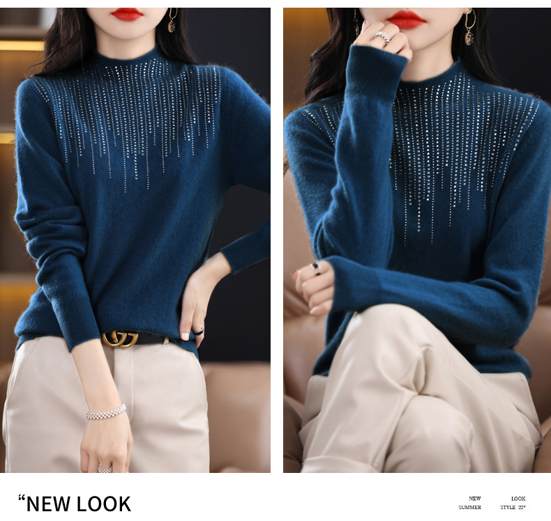 E0050 1290K ÁO LEN NỮ QINTDCA DÁNG ÔM BODY GỢI CẢM SEXY MÙA XUÂN THU ĐÔNG THỜI TRANG NỮ G04 SẢN PHẨM MỚI