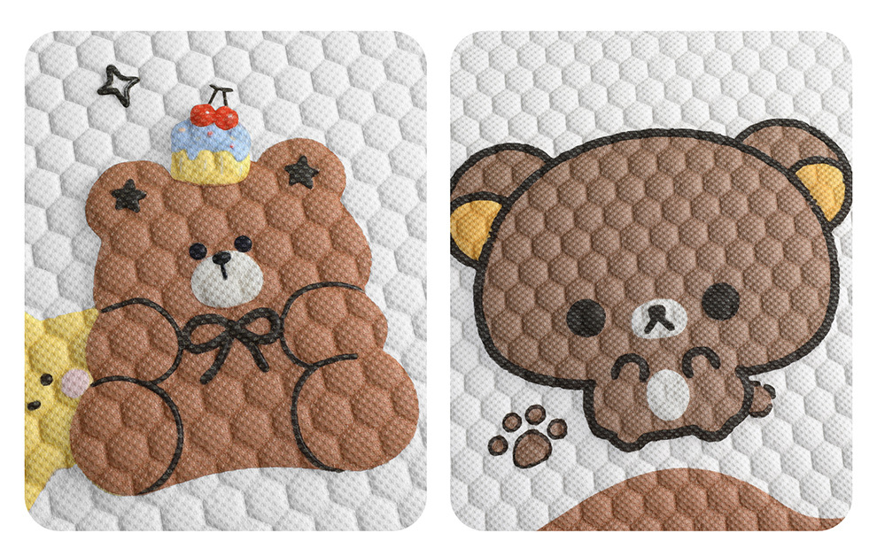 Directly from the Manufacturer, New Cartoon Gel Car Seat Cushion, Ice Silk Cooling Pad, Breathable Cooling Pad for Long Sitting in the Office, Silicone Pad