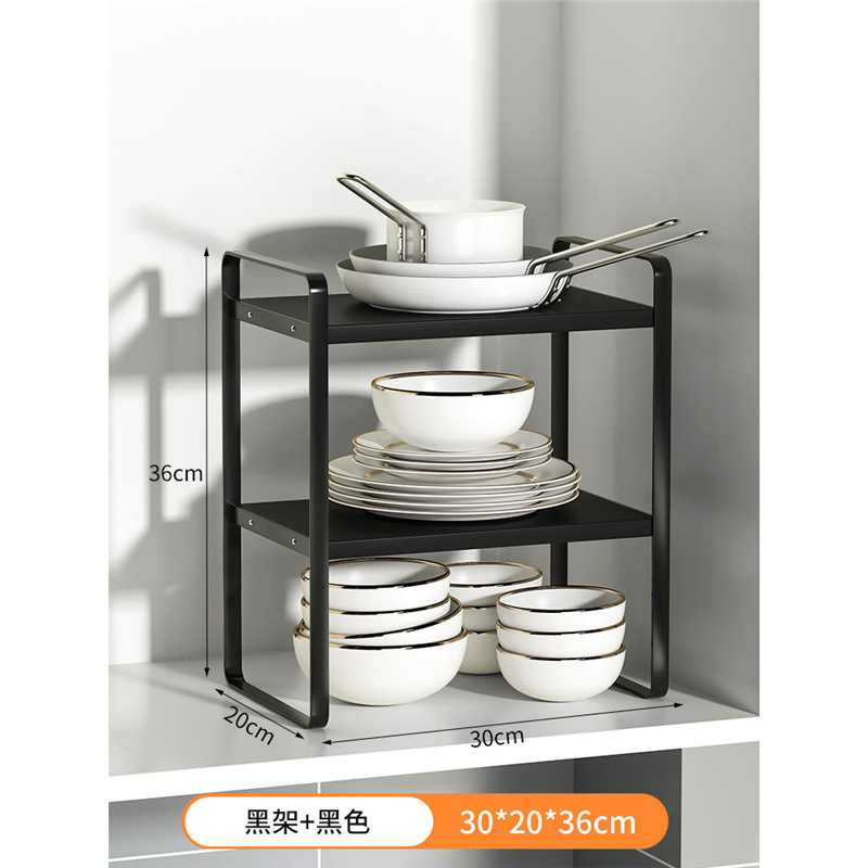 Organizador multinivel para encimera de cocina – para vasos, utensilios, con zona de drenaje