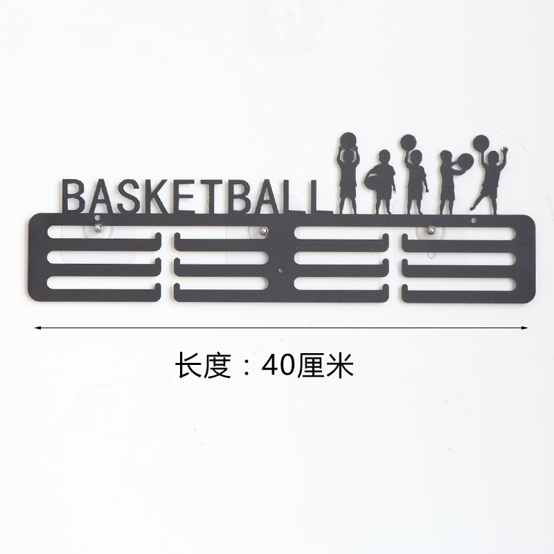 En stock Medallero de hierro estante de exhibición de medalla de maratón medalla de oro estante de almacenamiento variedad creativa