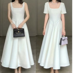 大きいサイズの赫本風の大きいスカートは小さいドレスの風のワンピースのその他のズボンの私服の名媛を並べます。