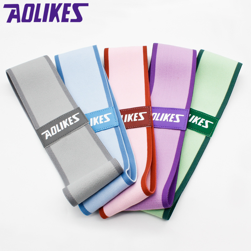 Aolikes nueva banda de tensión de entrenamiento de fitness deportivo anillo de cadera elástico antideslizante correa de yoga anillo de tensión