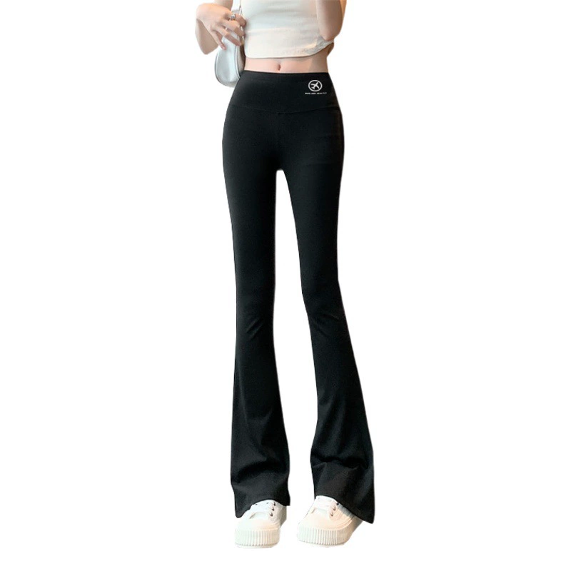 Брюки-авиаторы, брюки для йоги, брюки-«акулы», тонкие расклешенные брюки, леггинсы больших размеров, удлиненные женские брюки 100kg модельного года, которые можно носить на улице.