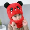 Children's hat suitable for men and women, keep warm windproof scarf