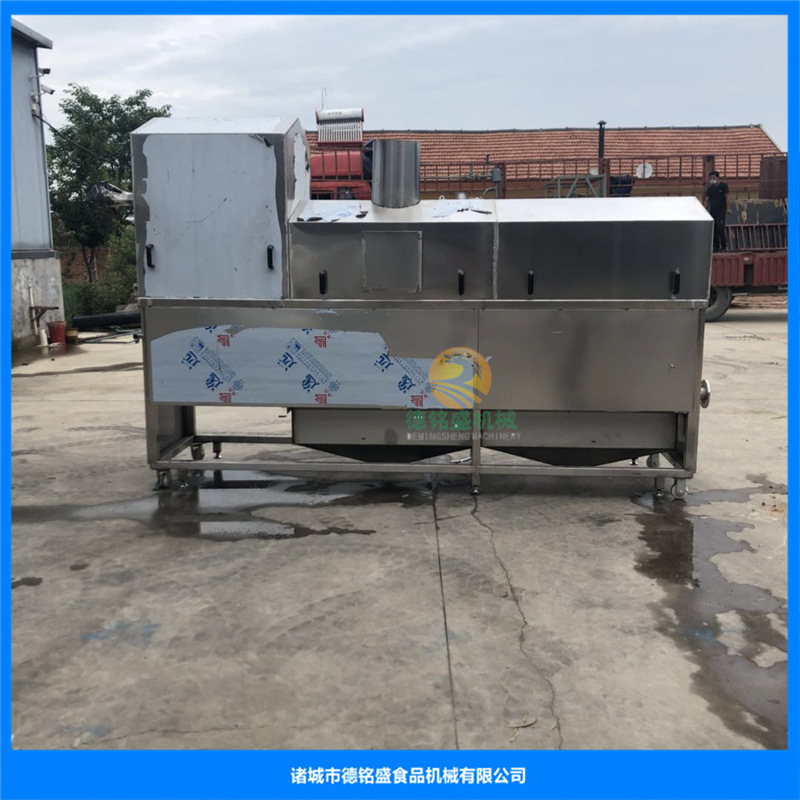 连续式生产扒鸡设备 吊挂式整鸡烤鸭上色油炸生产线