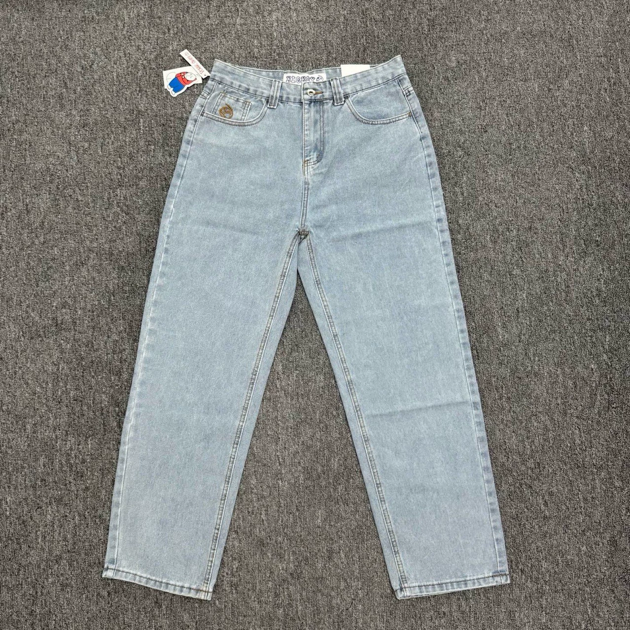 Джинсы Polar Big Boy y2k Wide Legs, свободный крой, можно заказать как шорты или брюки