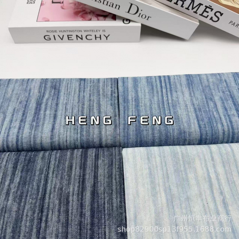 Bamboo Pattern Japanese-Style Gradient Washed Denim Fabric Pants, Skirts, Jackets, Clothing, Bags, Washed Fabric Wholesale from Manufacturer Bamboo Pattern Japanese-Style Gradient Washed Denim Fabric Pants, Skirts, Jackets, Clothing, Bags, Washed Fabric Wholesale from Manufacturer