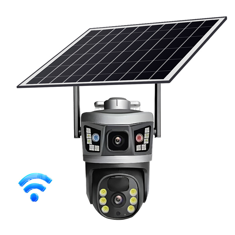 v380 solar 4G monitoreo móvil remoto al aire libre cámara binocular a prueba de agua WiFi cámara solar