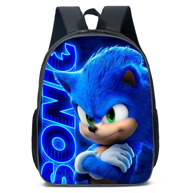 Cross-border Amazon New Cartoon SONIC Primary and Secondary School Student Schoolbag Children Backpack