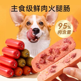 狗狗零食大肉火腿肠补钙猫咪泰迪金毛柯基宠物专用肉多香肠小型犬