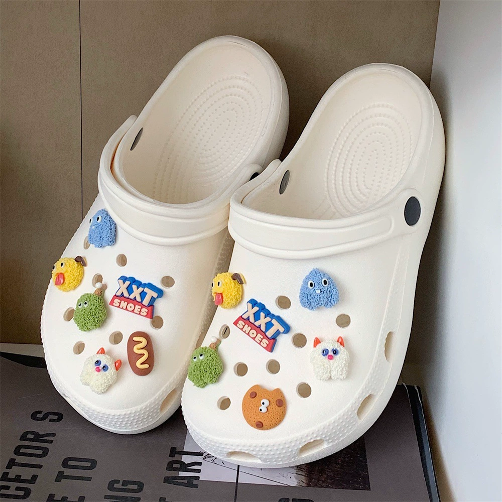 Пляжные противоскользящие сандалии пляжные летние пары пещерные туфли для мужчин и женщин маленькие монстры милые смешные приморские защитные