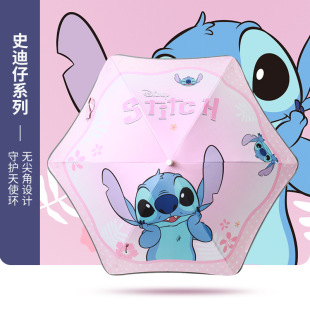 Rounded children's umbrella cute cartoon manual reflective sunshade kindergarten umbrella dual-use manufacturers in stock