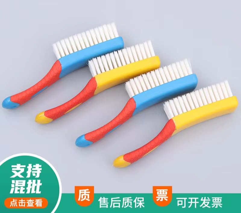 汽车内饰清洗刷子皮革清洁硅胶手柄软毛古董丝刷核桃保养毛刷工具