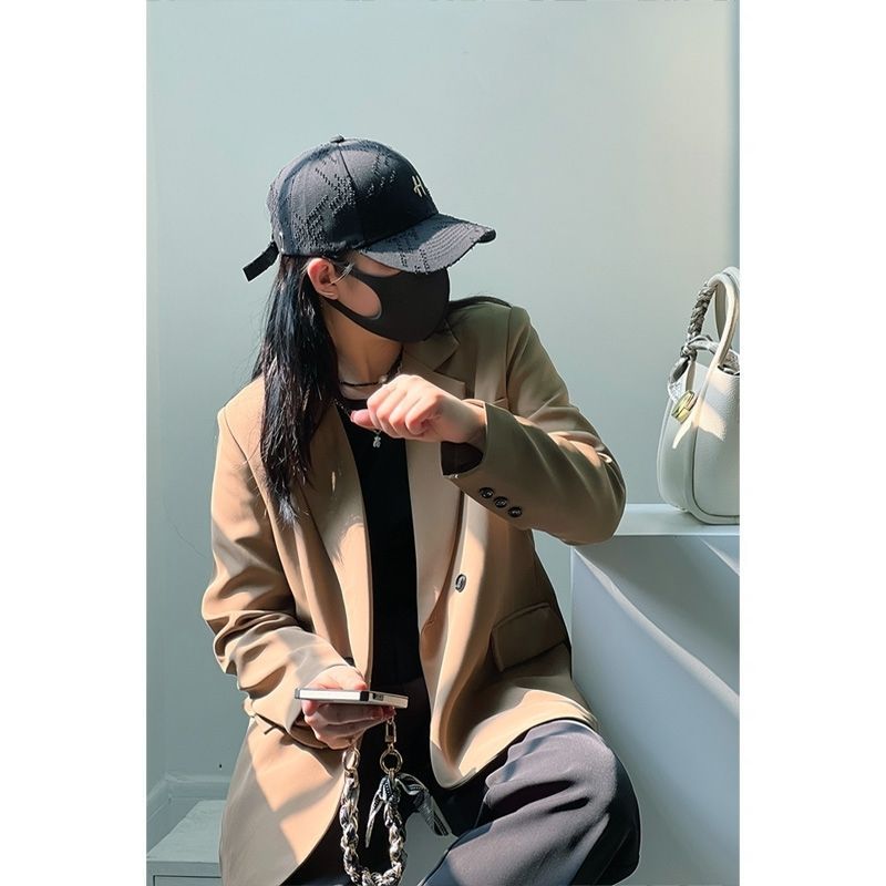 Blazer Décontracté Pour Femme Style Chic Et Élégant Automne Hiver_voghion.com