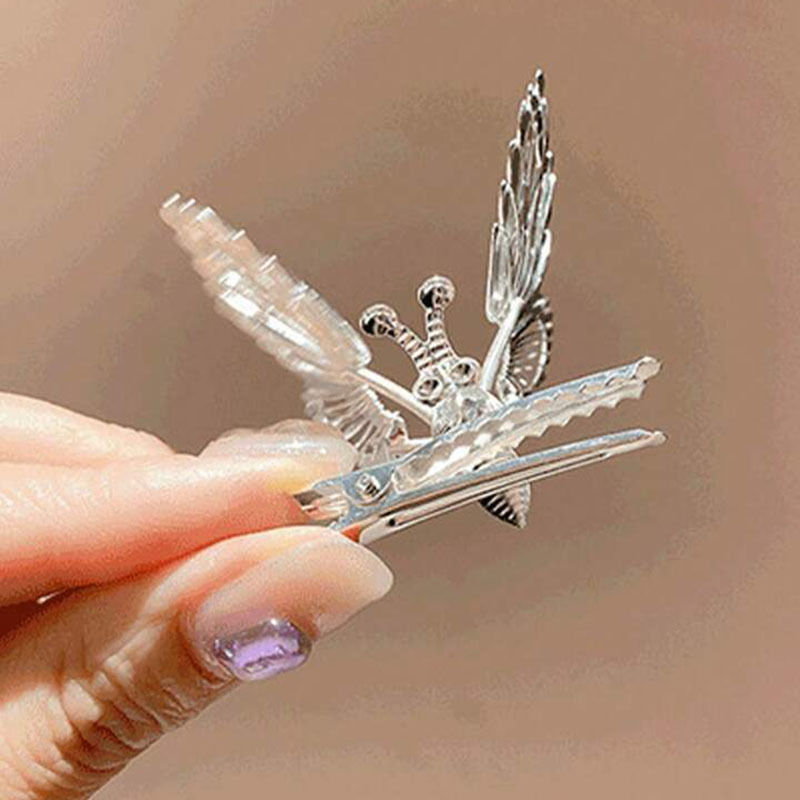 Butterfly Hair Clip Stylish Look