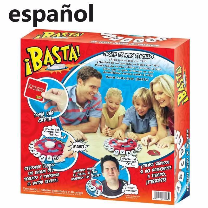 Amazon Cross Border Kids Tapple Crazy Alphabet Game Fast-paced Family Board Desktop Educational Toys