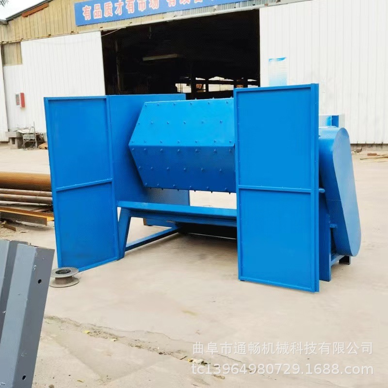 火烧铁除锈干磨机 滚筒式切割件打磨设备 五金零件去毛刺抛光机