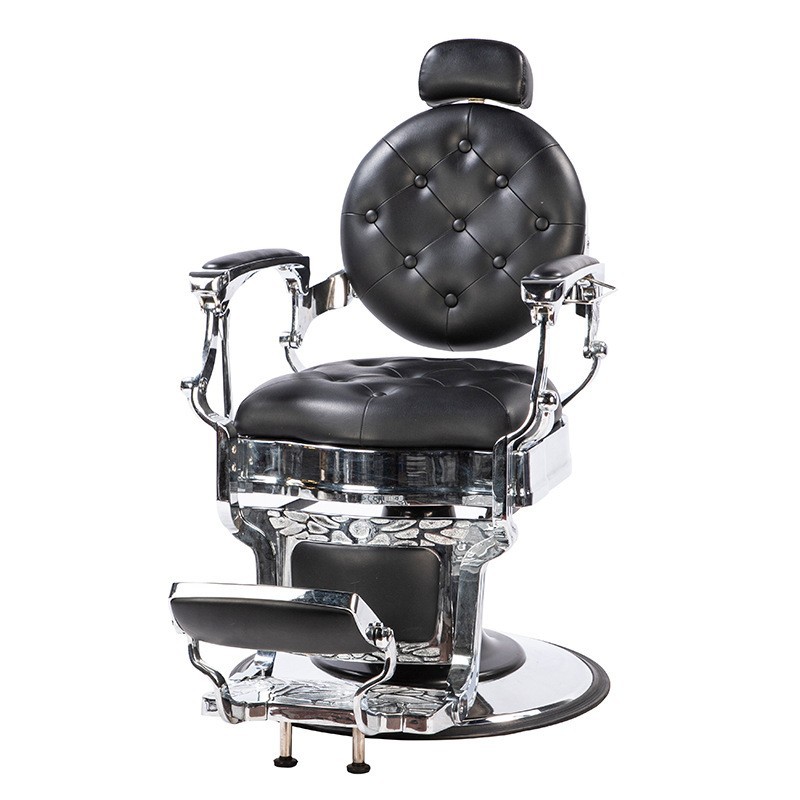Sillón de barbero, sillón de peluquería ajustable, sillón grande de barbero para hombre de estilo retro europeo, sillón reclinable para afeitar y peluquería image 16
