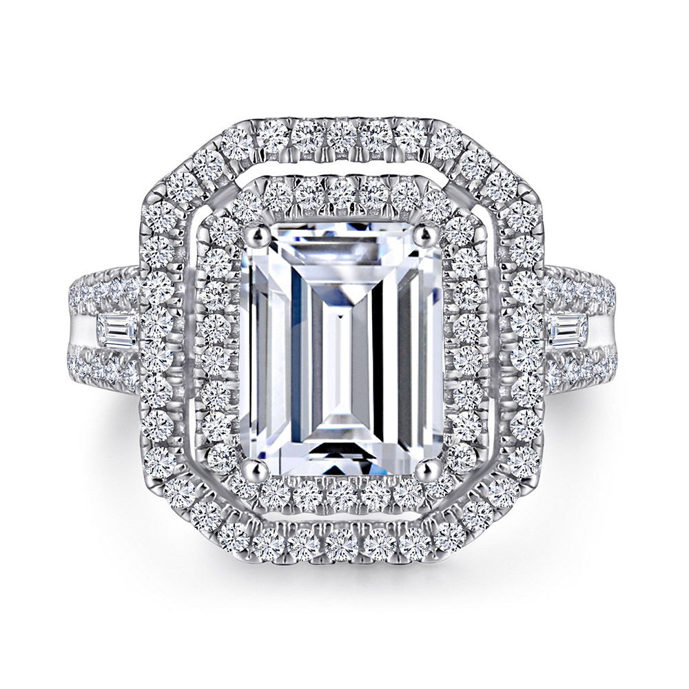 Rings Classification 925 Sterling Silver Zircon Geometric Rings
