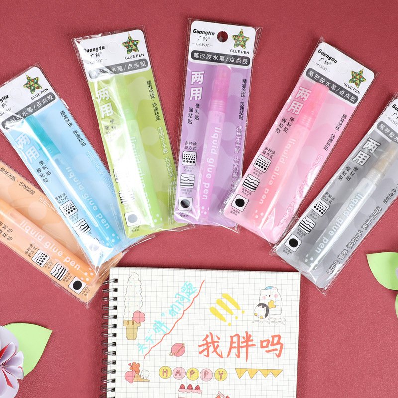 Guangna GN3537 Diario Punto de secado rápido pegamento pluma hecha a mano DIY adhesivo de pegamento sólido