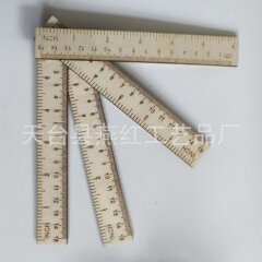 木の物差しの子供の歳は周用品の道具の3mmの厚さのセンチメートルのフィートのダブルスケールの木の子供のおもちゃをつかみます。