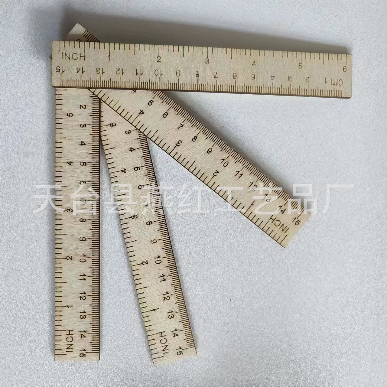 Деревянная линейка детская годичная поймать неделю поставки реквизит 3 мм Толщина см ножки двойная шкала деревянные детские игрушки
