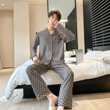 秋冬天鹅绒睡衣男休闲家居服两件套保暖舒适牛奶绒套装可外穿奢华