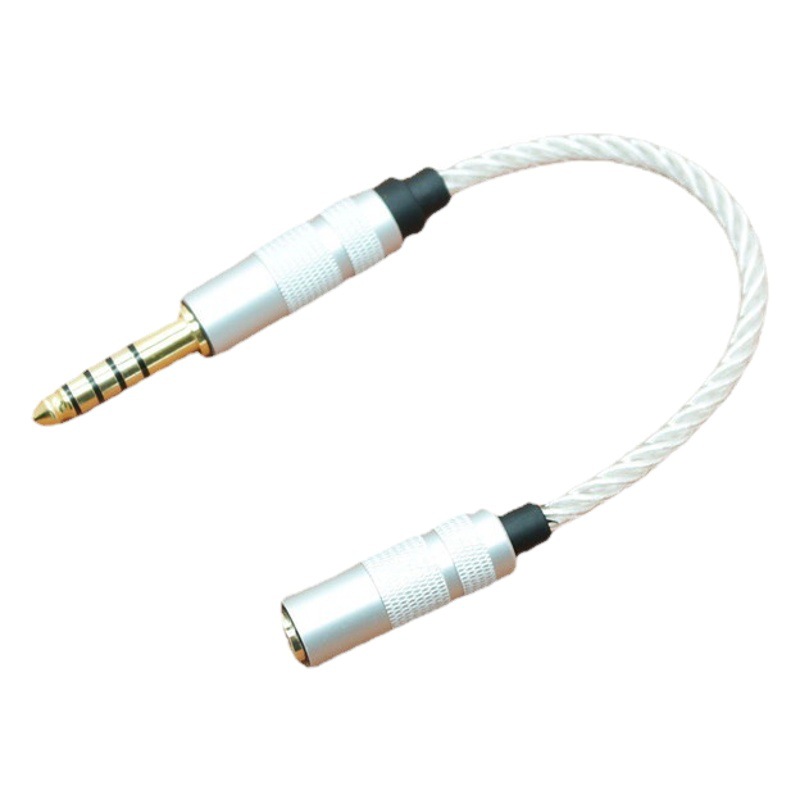 Zhongshan Zhensheng cable plateado cable adaptador de equilibrio central 4,4 revolución 3,5 cable adaptador de audio hembra calidad de sonido se siente bien